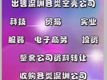 圖 轉讓貿易.科技.實業.家具.商貿.化妝品等各行業公司 深圳工商注冊