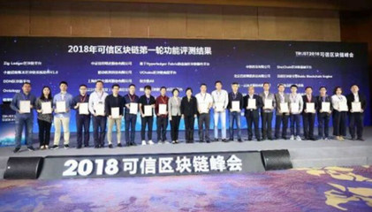 中證信用區塊鏈產品獲信通院首批可信區塊鏈測評認證